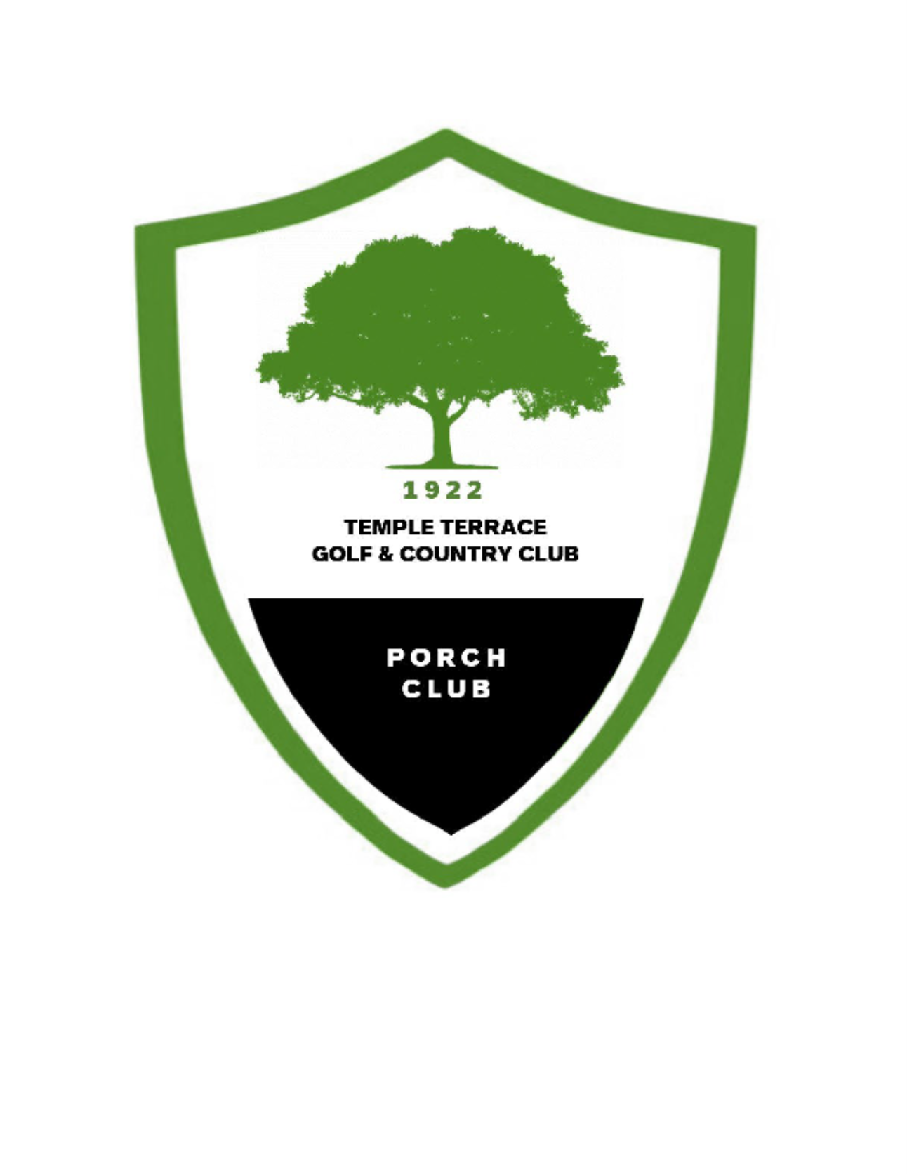 Temple Terrace Golf &amp; Country Club Porch Club Logo